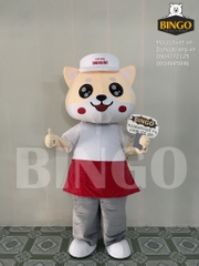 Mascot chó trà sữa IKIGAI