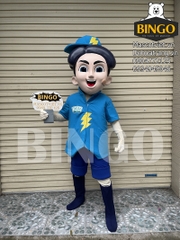 Mascot Composite 3D Chớp Sữa Kun