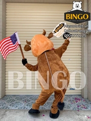 Mascot Con Bò Mỹ Mascot Con Bò Mỹ