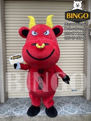 Mascot con bò YEN