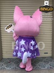 Mascot Con Cáo Hồng