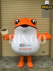 Mascot con ếch đại học FPT