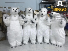 Mascot Con Gấu Tuyết