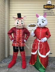 Mascot Con Mèo Nam