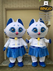 Mascot con mèo Ngọc Dung