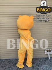 Mascot Gấu Brown Vàng