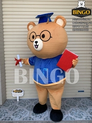 Mascot gấu nâu Timona
