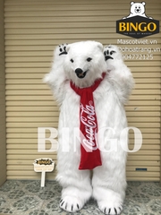 Mascot Gấu Polar- linh vật Coca cola