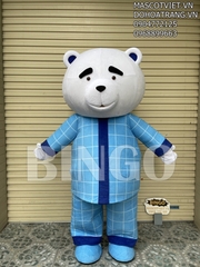 Mascot gấu vua nệm