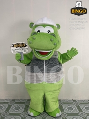 Mascot hà mã Hồng Nhung