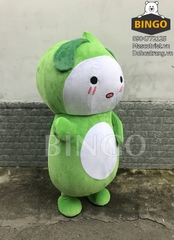 Mascot Hoạt Hình Lá Xanh