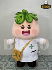 Mascot hơi bé lá bác sĩ