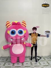 Mascot hơi Bô hồng