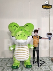 Mascot hơi cá sấu