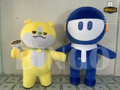 Mascot hơi chó Shiba & TIKI