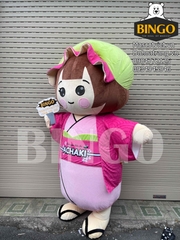 Mascot hơi cô gái Achaki