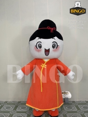 Mascot hơi cô gái Trung Hoa