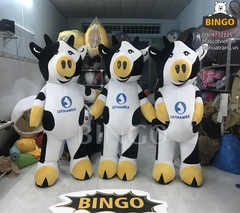 Mascot Hơi Con Bò Lothamilk