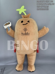 Mascot hơi củ sâm Solife