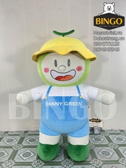 Mascot hơi cậu bé dưa lưới