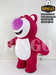 Đặt Thuê Mascot Hơi Gấu Dâu