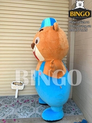 Mascot hơi Gấu Pô