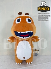 Mascot hơi khủng long cam
