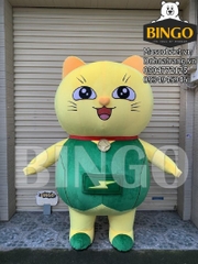 Mascot hơi mèo thần tài F88