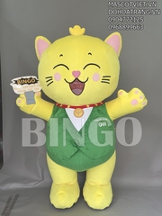 Mascot hơi mèo thần tài F88