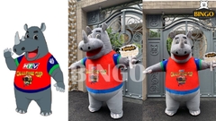 Mascot Hơi Tê Giác HTV