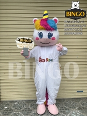 Mascot kỳ lân Cherry Store