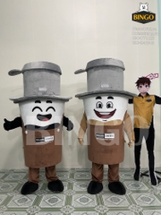 Mascot ly cà phê Milano