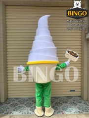Mascot ly kem mặt sau