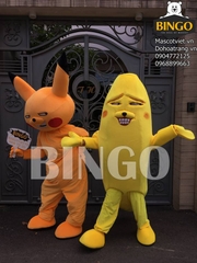 Mascot trái chuối siêu bựa Mascot trái chuối siêu bựa