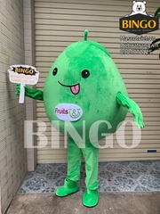 mặt nghiêng Mascot trái Dừa