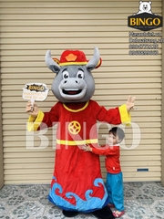 Đặt Thuê Mascot Trâu Thần Tài