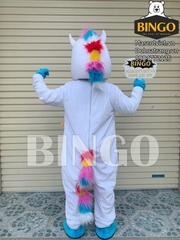 Mặt sau Mascot Unicorn