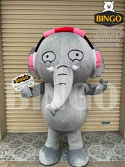 Mascot voi (Pháo) thỏ 7 màu