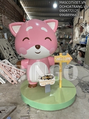 Mô hình composite cáo hồng Mô hình composite cáo hồng