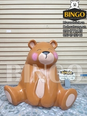 Mô hình composite gấu nâu