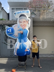 Mô hình hơi vẫy tay Daikin