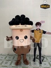 Mascot trà sữa DING TEA