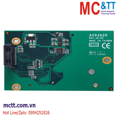 Module ZIO M.2 Key E + Mini PCIe Card slot Axiomtek AX93A20