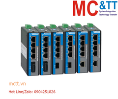 Switch công nghiệp 4 cổng Gigabit PoE + 1 cổng Gigabit quang (Single-mode, Dual Fiber, SC, 40KM) 3Onedata IES2305-4GP1GF-S-SC-40KM-P48