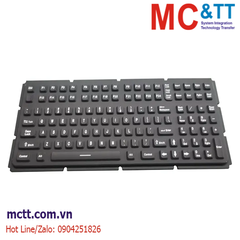 Bàn phím công nghiệp Silicon 124 keys, IP66 Davo D-6208