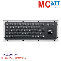 Bàn phím công nghiệp thép không gỉ với Trackball, IP65, 68 keys Davo D-8635G-B