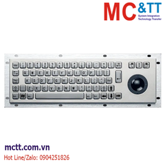 Bàn phím công nghiệp thép không gỉ với Trackball, IP65, 68 keys Davo D-8635G-M