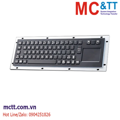 Bàn phím công nghiệp thép không gỉ với Touchpad, IP65, 68 keys Davo D-8635T-B