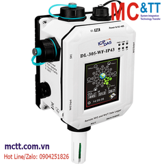 Module Data Logger đo NH3+ nhiệt độ + độ ẩm RS-485/Ethernet/Wi-Fi Modbus RTU/TCP & MQTT ICP DAS DL-305-WF-IP43 CR