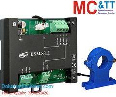 Bộ chuyển đổi 1 kênh điện áp 100V + 1 kênh dòng điện 50A sang tương tự ICP DAS DNM-831I-100V-50A CR